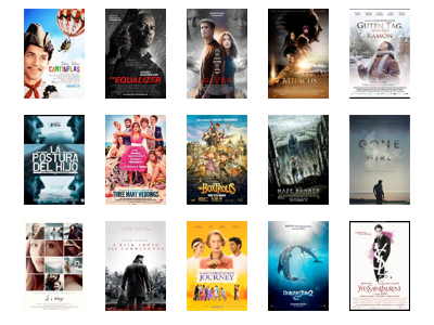 Cartelera 3-9 octubre