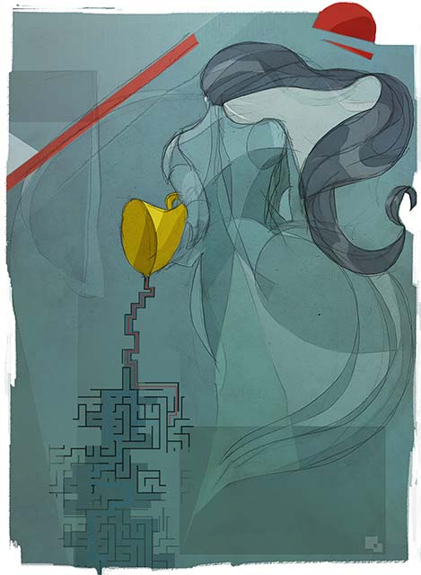 Retrato de La Condesa con cachorro, I