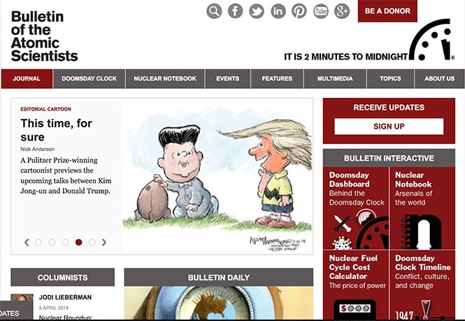 Dos minutos para el fin del mundo