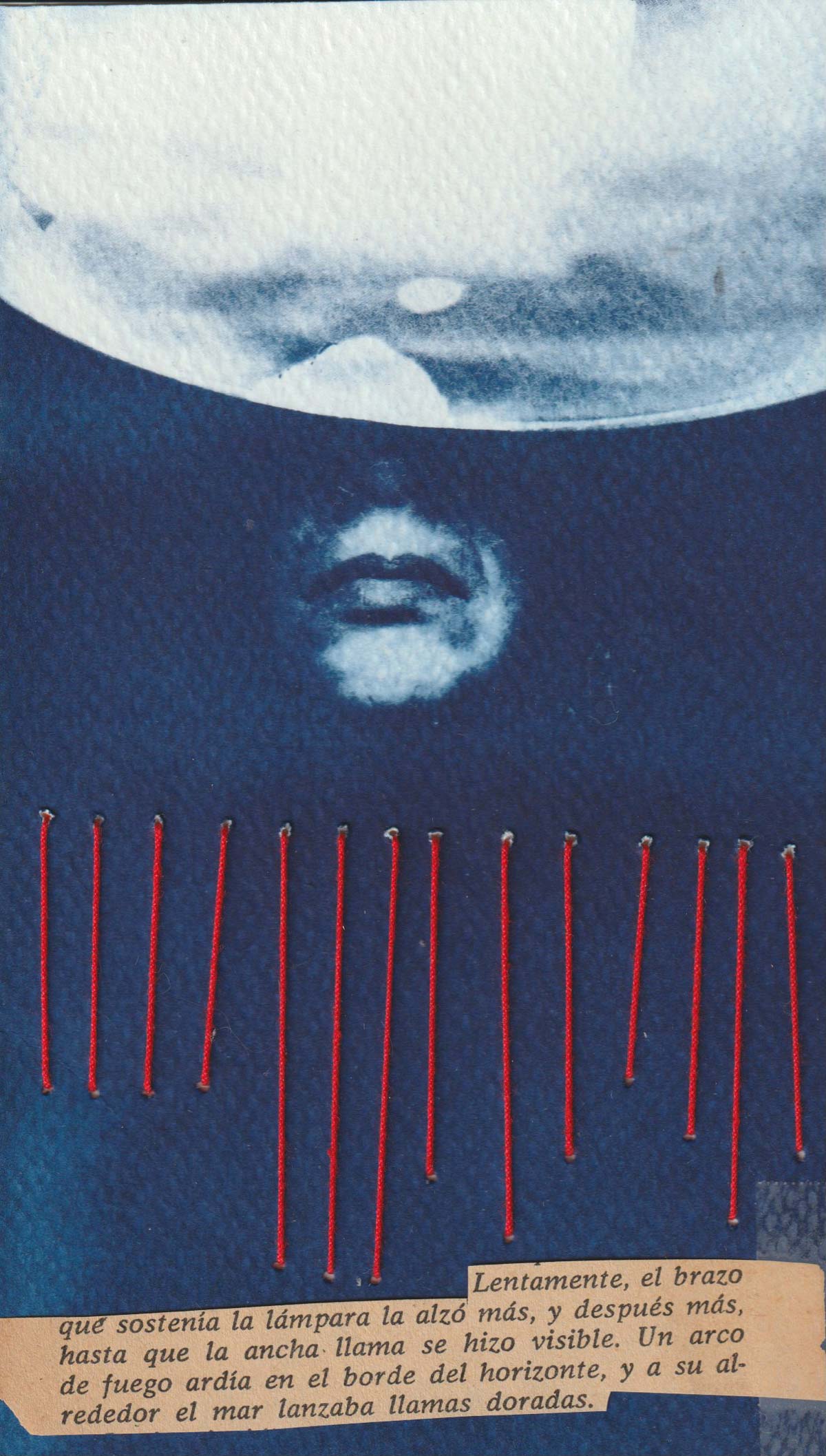 La lámpara me sacó del sueño