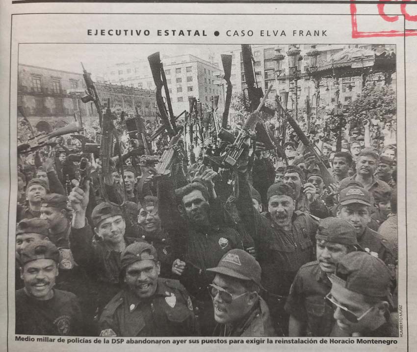 ‘Ninguna reunión armada tiene derecho de deliberar’